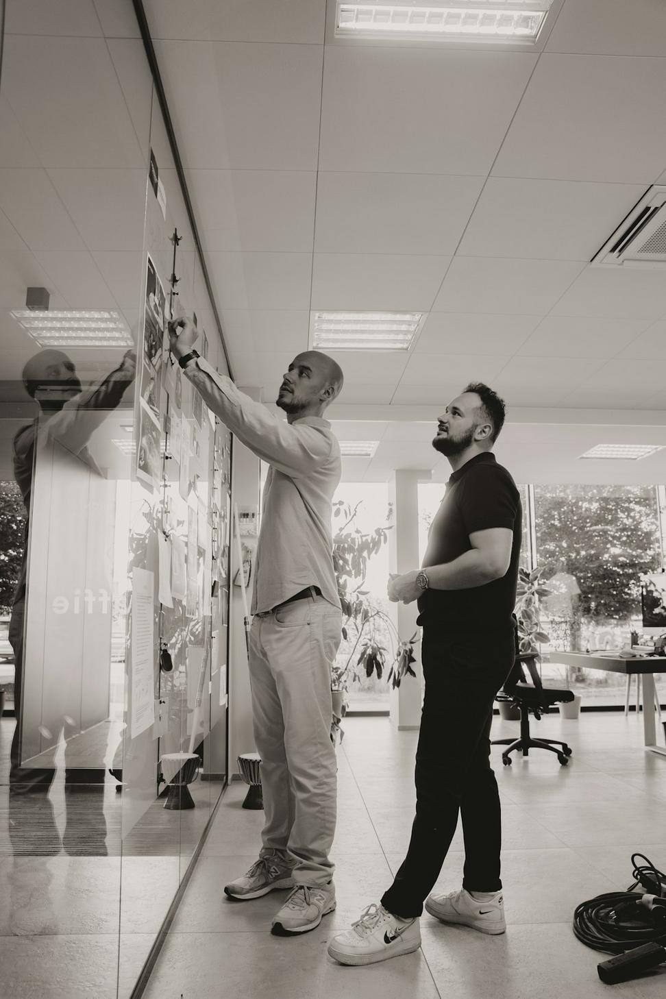 Our team at work